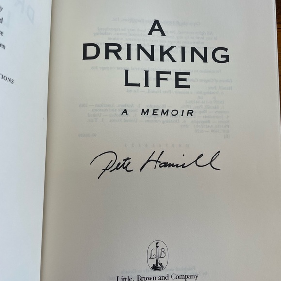 Signed Hardcover Copy of A Drinking Life - Picture 2 of 5